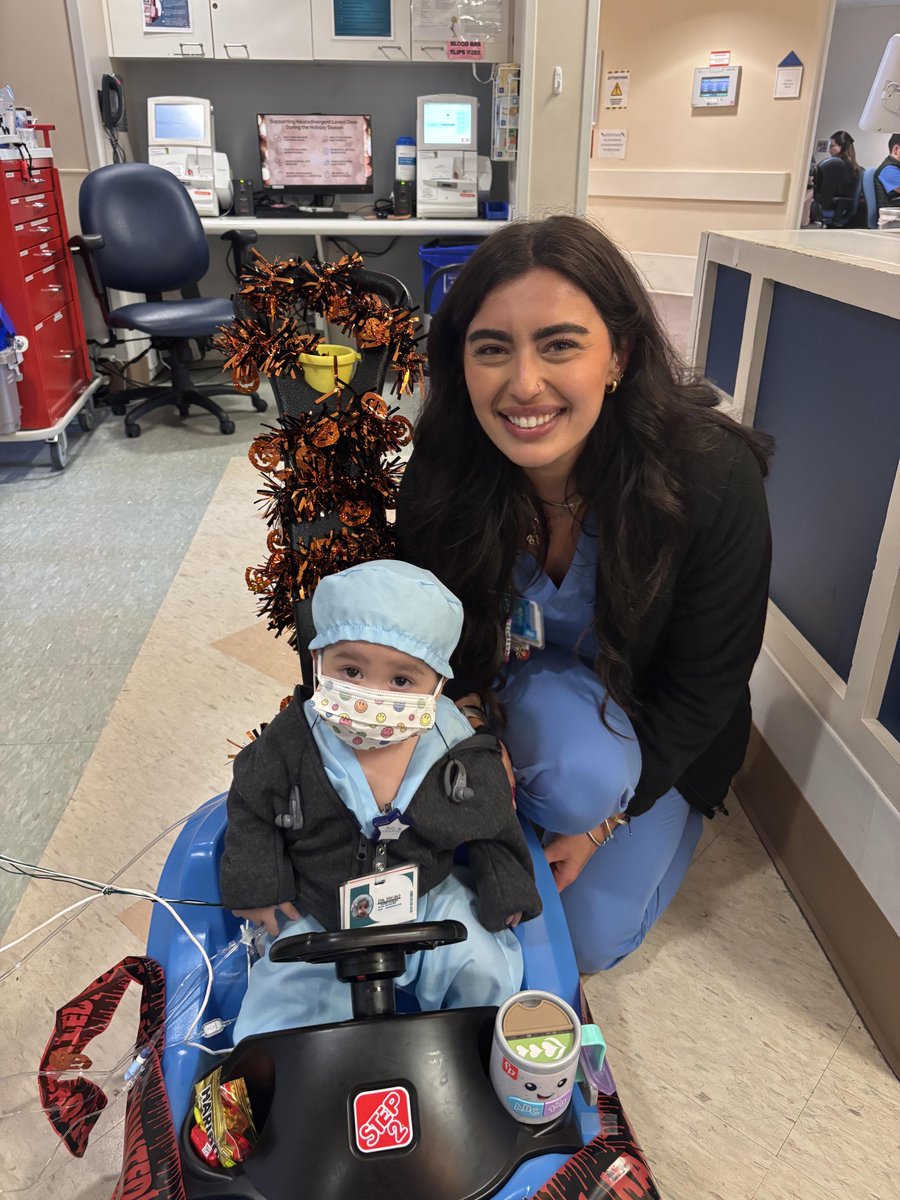 radychildrens's tweet photo. Dr. Nigro &amp; his mini-me, baby Z! 👯💙

This Halloween, Zachariah dressed up as his favorite heart surgeon – Dr. John Nigro, Division Chief of Cardiac Surgery &amp; Cardiac Transplant Services, with the most heartwarming costume. 👨‍⚕️🩺🎃 https://t.co/cZ1hNne4Ef