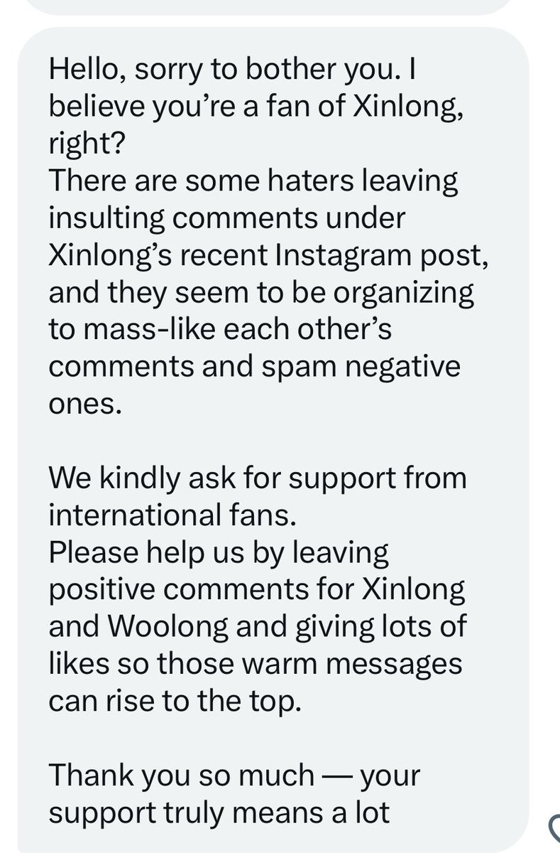 ammo9u's tweet image. ทุกคนน ตอนนี้มีกลุ่มคนที่ไม่ชอบซินหลงไปคอมเมนต์รูปไอจีในแง่ลบเดี่ยวกับน้องแล้วก็พากันตั้งกลุ่มกดไลค์คอมเม้นกัน

ทุกคนมาช่วยกัน คอมเมนต์ข้อความ positive เกี่ยวกับซินหลง แล้วก็มาช่วยกันกดไลค์คอมเมนต์ดีๆในไอจีกันค่ะ🥺

*ใครอยากเม้นเป็นภาษาเกาหลี ส่งมาให้เราแปลให้ได้นะ พร้อมแปลให้ค่ะ