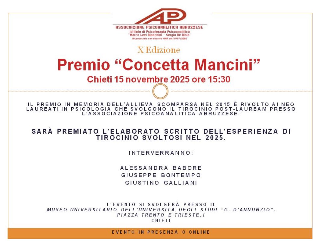 Premio “Concetta Mancini” – X Edizione 
apascuola.it/premio-concett…