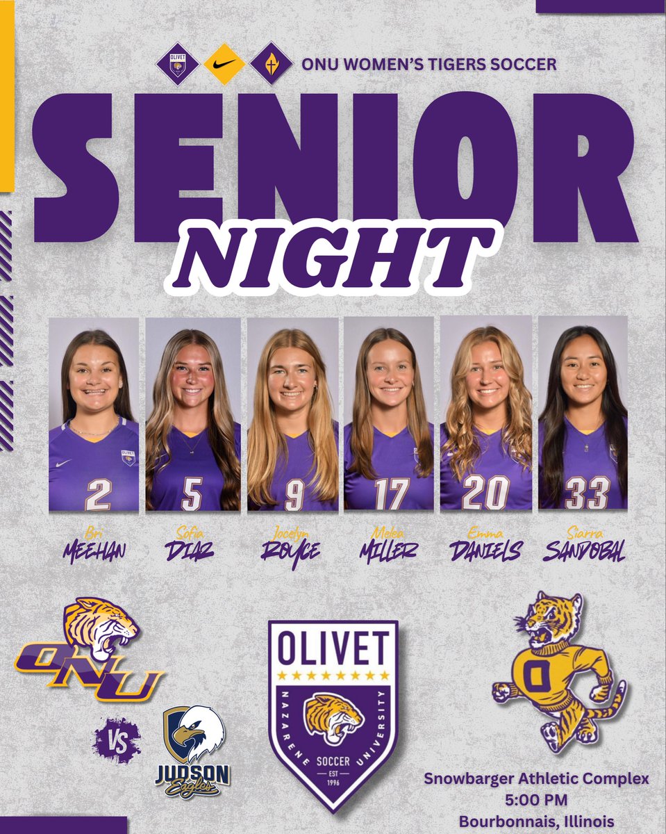 Senior Night tonight!!! Be there at 5pm!!!
