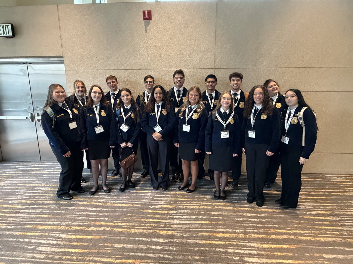 Up bright and early this morning for the Expo Center at National FFA Convention! <a href="/RiverdaleHighTN/">Riverdale HS</a> <a href="/RuCoCTE/">RuCo CTE</a>