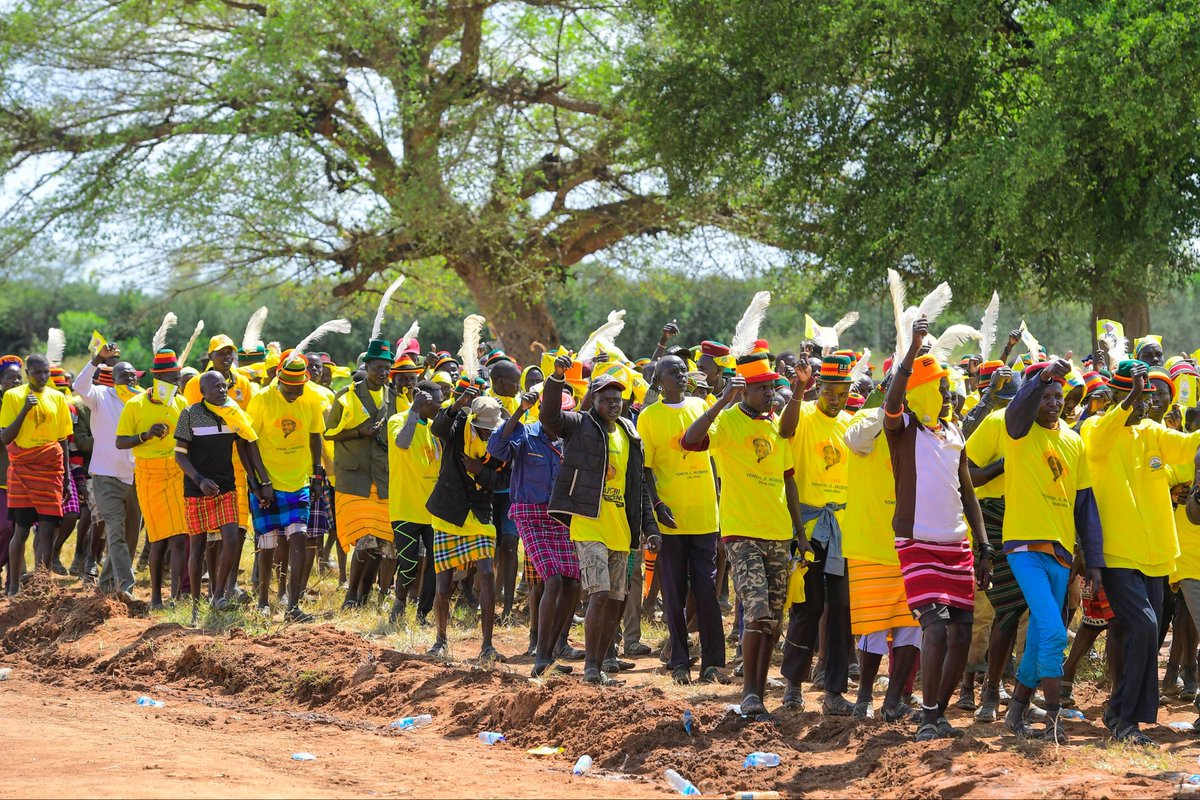 KagutaMuseveni's tweet image. In my remarks in Lolachat, Nabilatuk district, I reiterated the NRM pride that is Karamoja’s transformation. Maama Janet and I were  welcomed by students and staff of Lolachat seed secondary school, one of 20 government  schools providing education at primary and secondary…