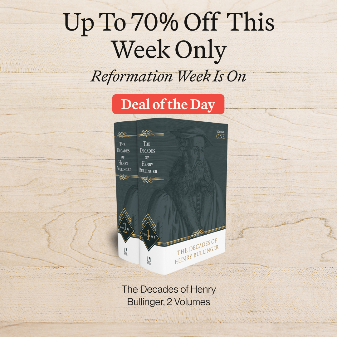 RHB_Books's tweet image. Celebrate Reformation Week Continues | Reformers Day | Up to 70% off sitewide

Save up to 80% on enduring works from magesterial Reformers like Bullinger, Tyndale, Zanchi, Ursinus, and more!

Don’t miss this limited-time opportunity to build your theological library with these…