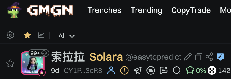 thank you <a href="/gmgnai/">GMGN.Ai</a> <a href="/haze0x/">Haze 𝓰𝓶𝓰𝓷𝓪𝓲</a> so much for supporting <a href="/trendsdotfun/">Trends | Capitalized Information Market</a> as an independent trench! Now if you are trading on gmgn you can filter for Trends

(for now you only have it on the web version, but the app version will be updated in the next push)

never stops cooking