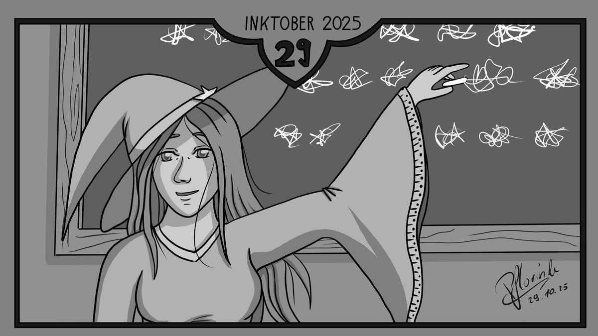 Und habt ihr alle das verstanden? 😇Tag 29 vom #inktober #inktober2025 #inktoberday29  #inktober2025day29lesson #inktober2025lesson #art #artwork #artist #drawing #draw #paint #painting #digitalart #digitaldrawing #digitalartwork #digitalartist #comic #comicbookart #comics