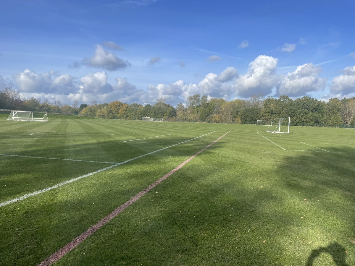 Pitches looking well going into winter, still plenty of growth with the mild weather &amp; <a href="/OriginAmenity/">Origin Amenity Solutions</a> fertiliser. <a href="/TrimaxMowers/">TrimaxMowingSystems</a> stripes and <a href="/FleetLM/">Fleet Line Markers</a> lines popping. <a href="/JamesWright_OAS/">James Wright</a>
