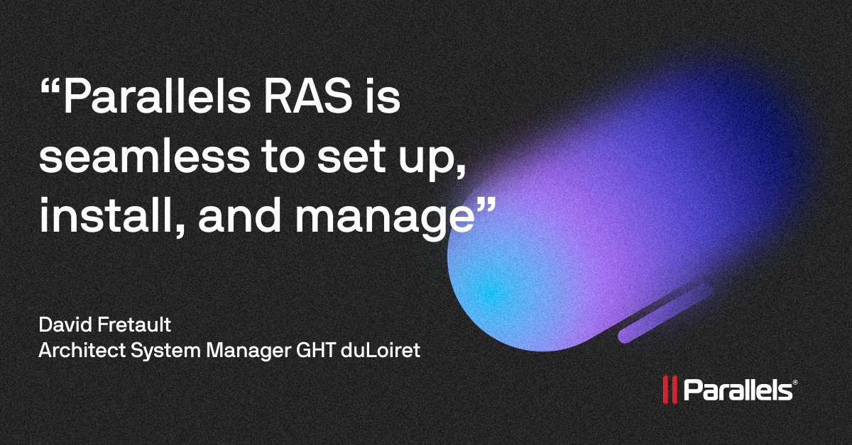 parallels's tweet image. Hearing feedback like this never gets old!☺️ 

Parallels RAS makes life easier for IT teams with simple setup, smooth management, and reliable performance.

Learn more about how #ParallelsRAS can work for your org: parallels.com/products/ras/r…

#VDI #ITManagement