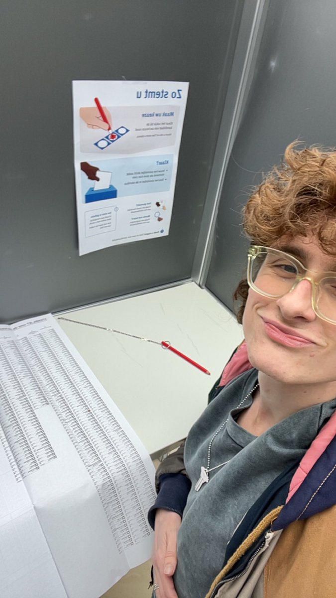 anyway ik stemde boven de noordzee