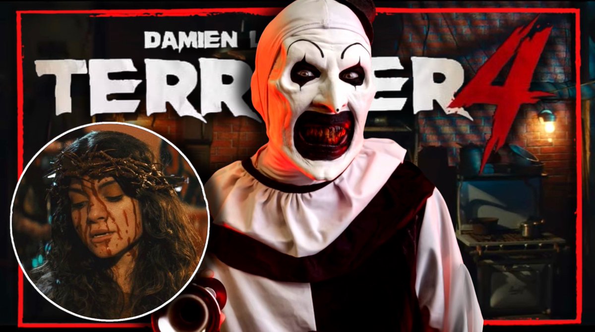 Ilikescaryy's tweet image. NEW VIDEO 🎥 TERRIFIER 4 | Art The Clown Is Mortal? + Sienna &amp;amp; Jonathan’s Father Backstory + Ending Details

youtu.be/cEtttLtbJ40?si…

#terrifier4