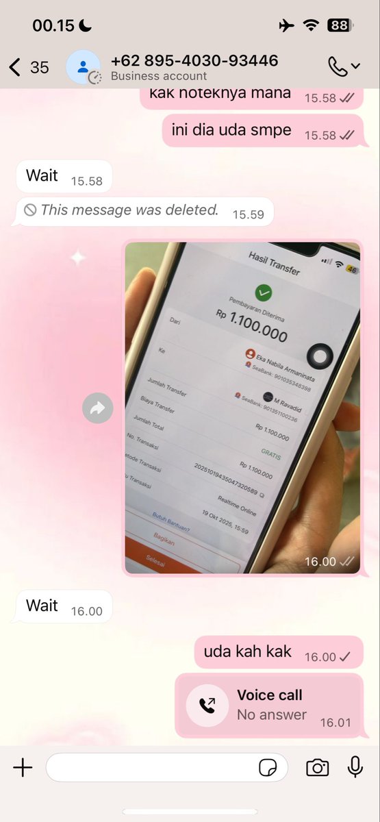 myonlyricky's tweet image. HATI HATI  YANG WTB TIKET BLACKPINK

@hymntoo scam alias penipu!!
ini aku kena tipu 1.1jt pas sector k

wts wtb jual beli tiket blackpink jakarta