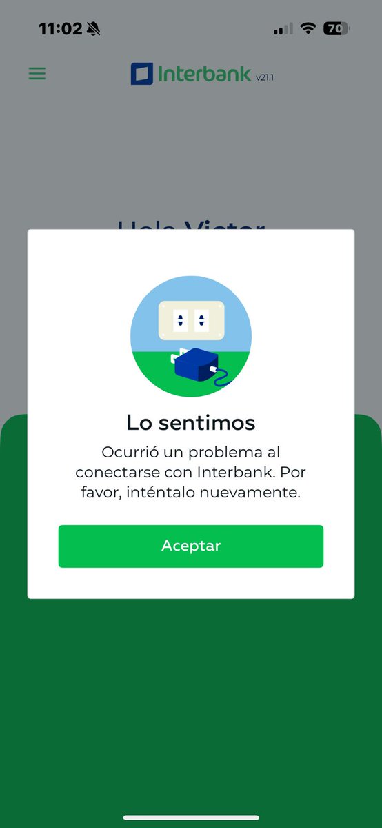 martinvillacis's tweet photo. Desde las 11 AM no puedo ingresar con identificador facial ni clave a la app de @interbank 
Vía telefónica me dicen que es una inconsistencia y no tienen hora estimada en que se solucionará, además de reconocer que no avisaron este impase.
@IndecopiOficial  @aderly https://t.co/lob942UGTk