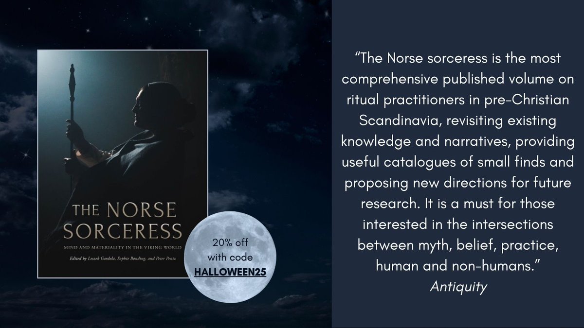 OxbowBooks's tweet image. In search of some Halloween spirit? Check out our spellbinding selection of books on magic and mortuary practices, available at 20% off until 4th November. Start browsing 👻➡️ bit.ly/4nvkT3M