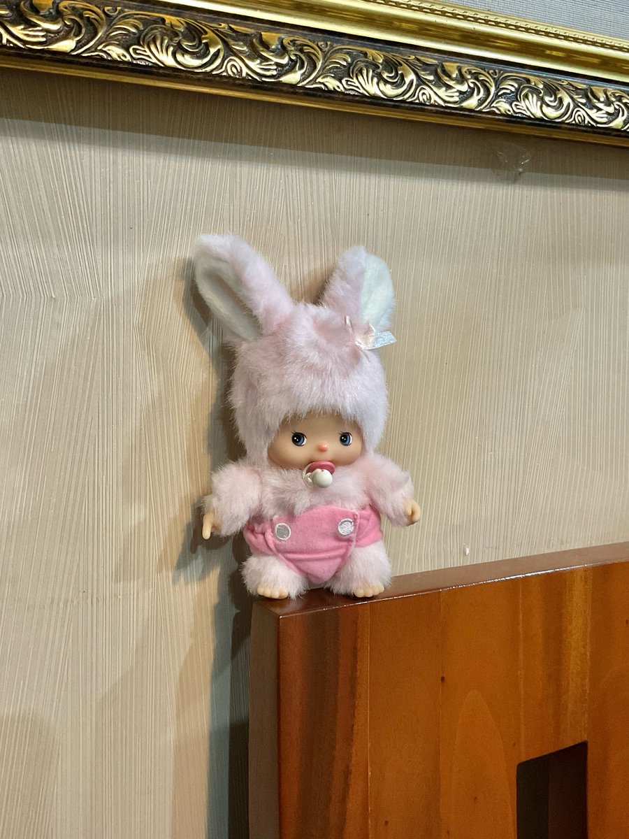 archivebloop's tweet image. baby chimutan 🎀🐇 #monchhichi #chimutan