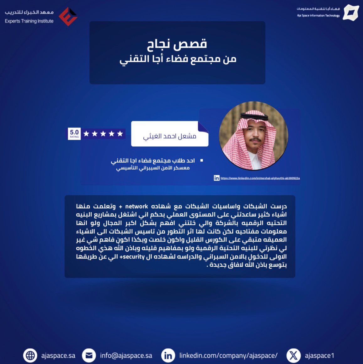 فضاء أجا لتقنية المعلومات tweet media