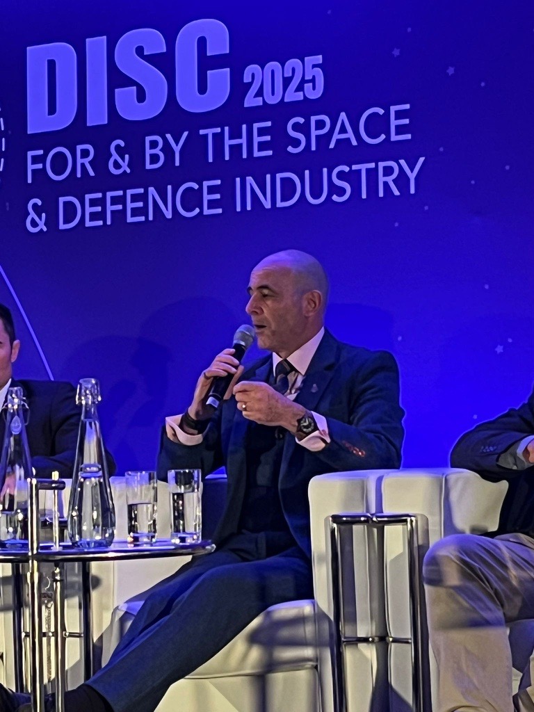 iDirect's tweet image. Great insights from Sr. Technical Dir of Global Govt during today’s Interference Mitigation &amp;amp; General TRANSEC panel at #DiSC25

Catch our team at Stand D7 for live demos of our market-leading technologies powering secure, resilient #MILSATCOM networks.

#STEngineering #DiSC2025