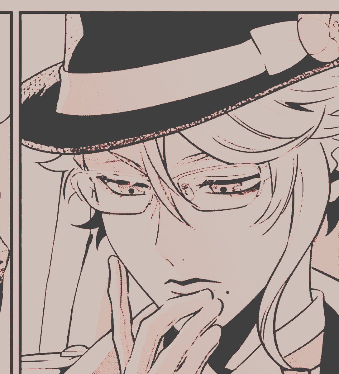 *  pensive . . .