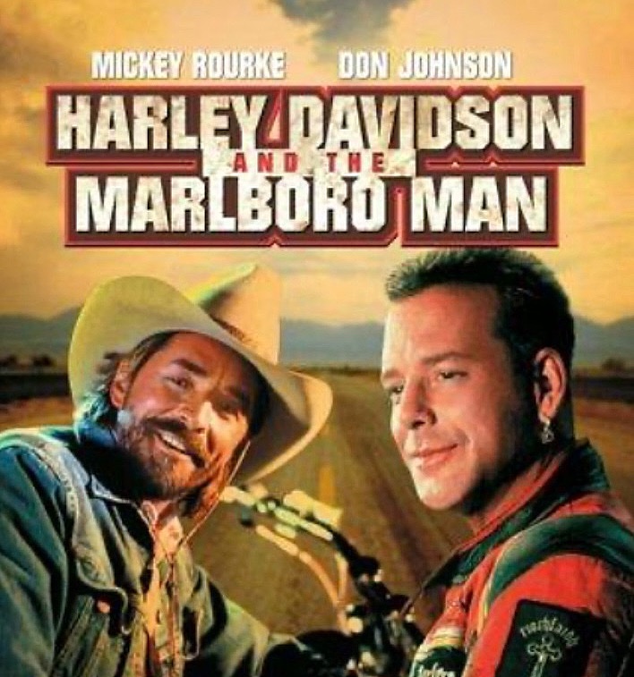 This week on our Patreon podcast 48 HOURS OF BUDDY MOVIES we're discussing the cult classic HARLEY DAVIDSON &amp; THE MARLBORO MAN! It's the Rosencrantz and Guildenstern of action flicks! Subscribe and listen now!

patreon.com/48hoursofbuddy…