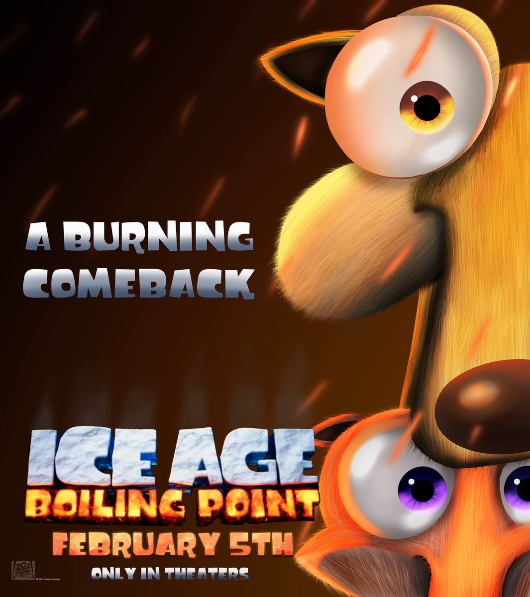Made a fanmade poster for Ice Age: Boiling Point

I feel like it could use a few more tweaks but I like how it looks.

Does it look real?
