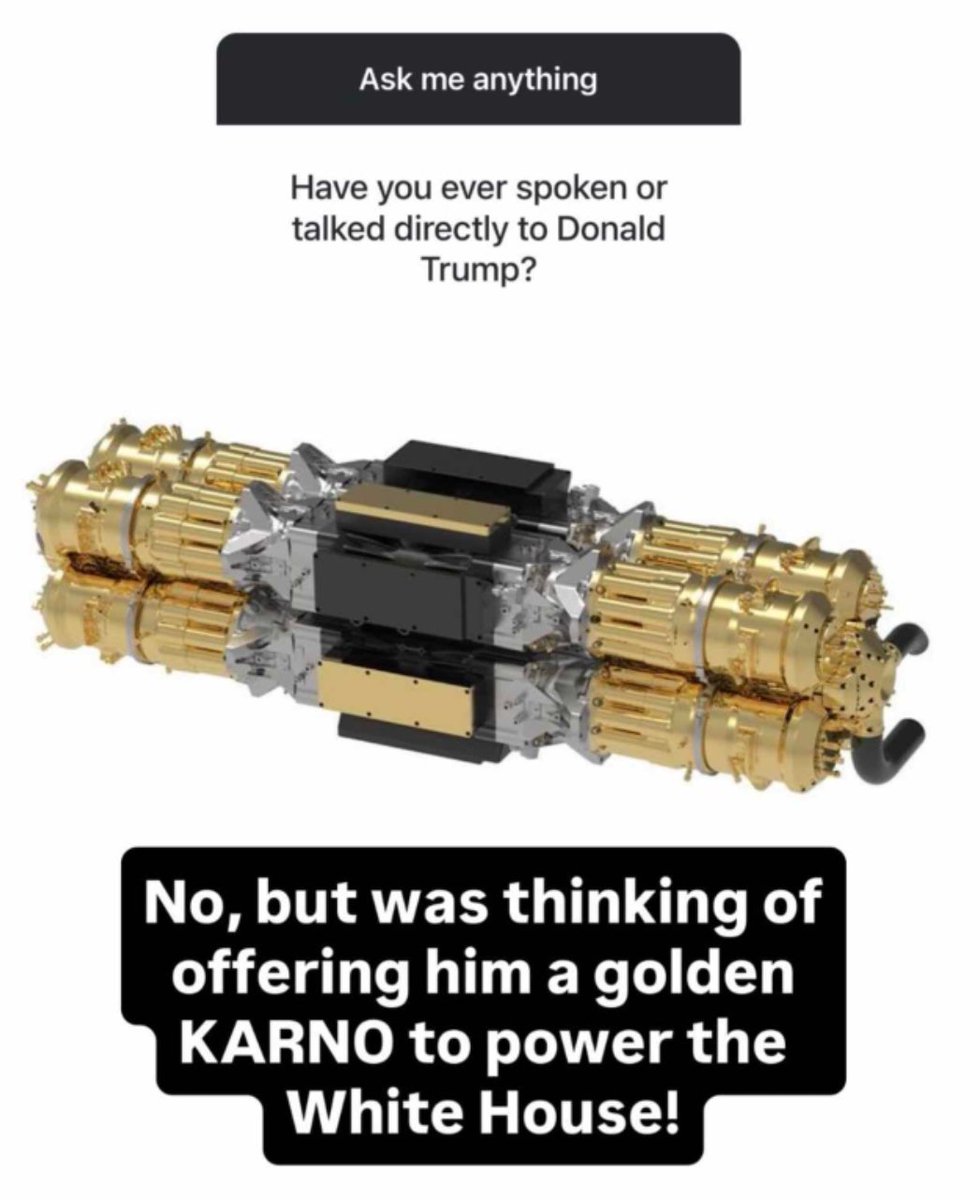 SilentAlert1's tweet photo. New @Hyliion Karno development:
.
The company will have a clear path to run towards $50 - $100 in time to come given the massive needed for localized AI power need
.
Remeber $OKLO &amp; $BE
.
Also @realDonaldTrump
Appears to know about Karno
@jaredkushner
https://t.co/28PbOnlcMq https://t.co/8FPHsQZort