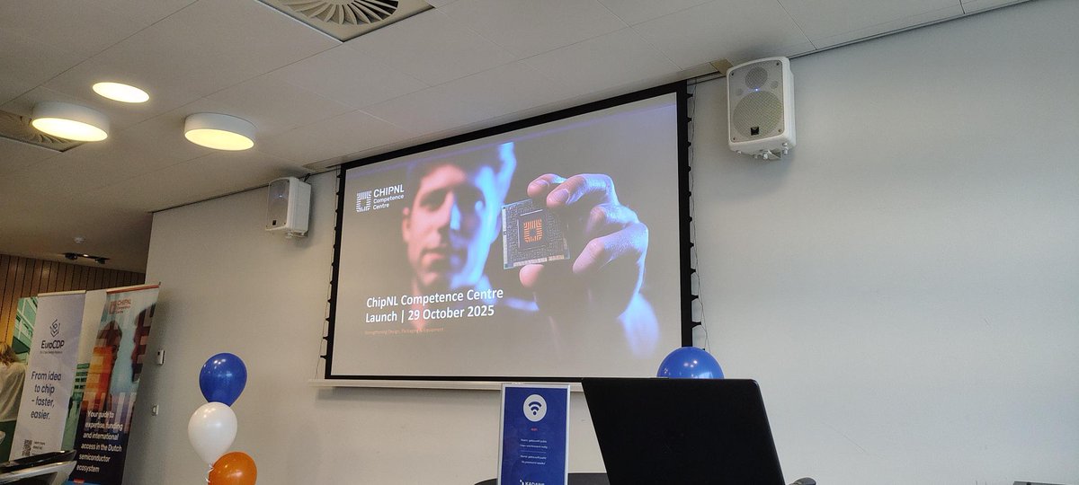 AxeleraAI's tweet image. Thanks to #ChipNL Centre for hosting a fantastic launch event in Nijmegen! 🎉

Our own Giuseppe Garcea joined an expert panel discussing the future of chip design and AI. Great to see Europe backing semiconductor innovation under #ChipsAct 2.0.

#AIhardware #CCCNL #AxeleraAI