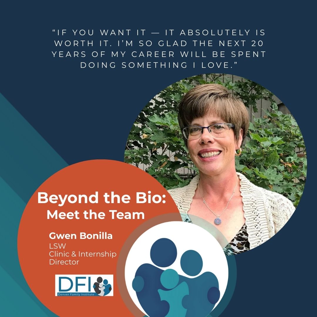 DenverFamily's tweet image. ✨ Faculty Highlight: Meet Gwen! After 20 yrs in human services, she made a mid-career leap into social work after meeting an inspiring therapist. “If you want it — it IS worth it.”
Read Gwen’s full story here: : vist.ly/4c6jy
#dfidifference #socialworkjourney