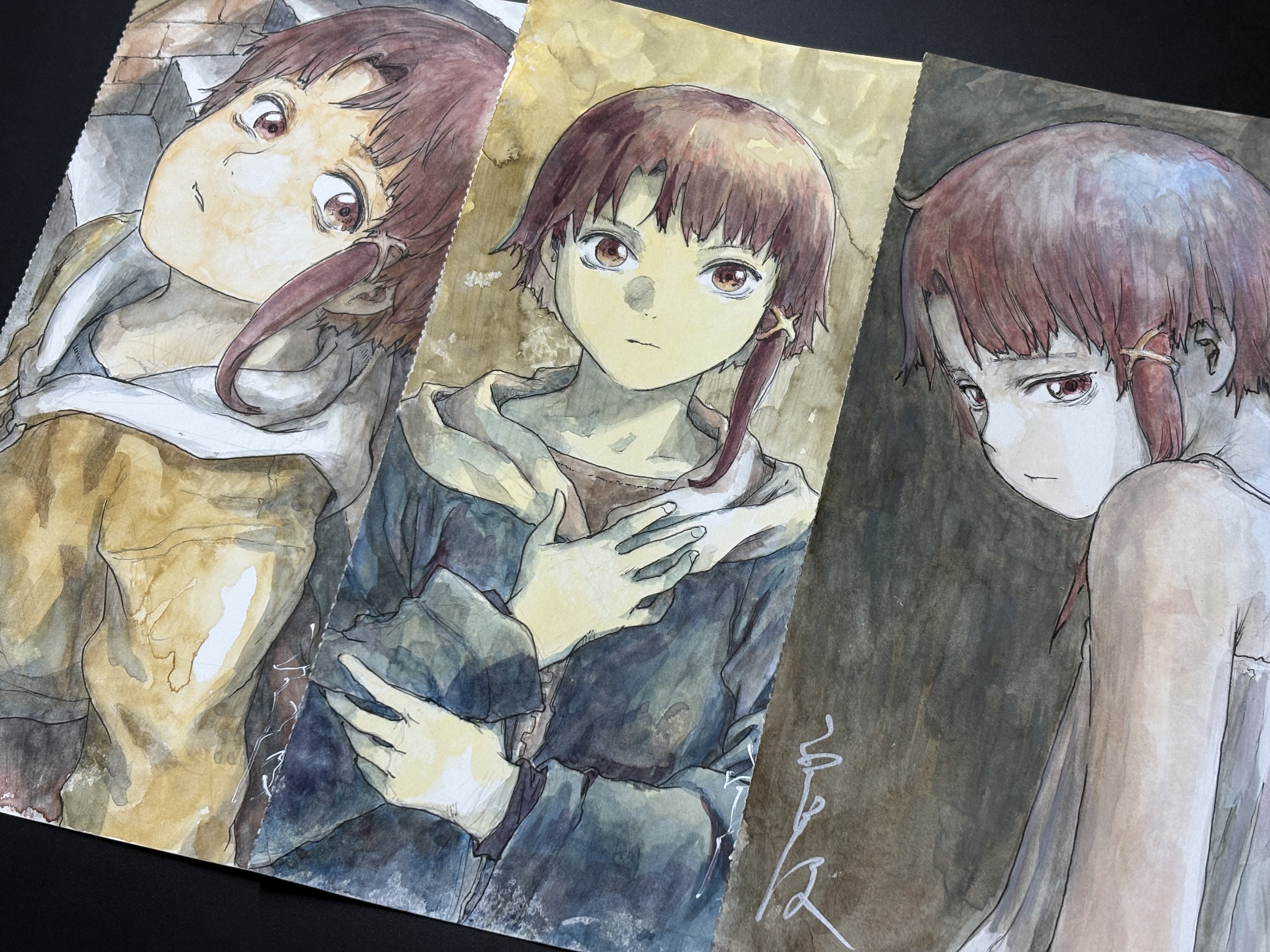 N*H様 安倍吉俊 複製原画 安倍吉俊 個展 原画展【灰