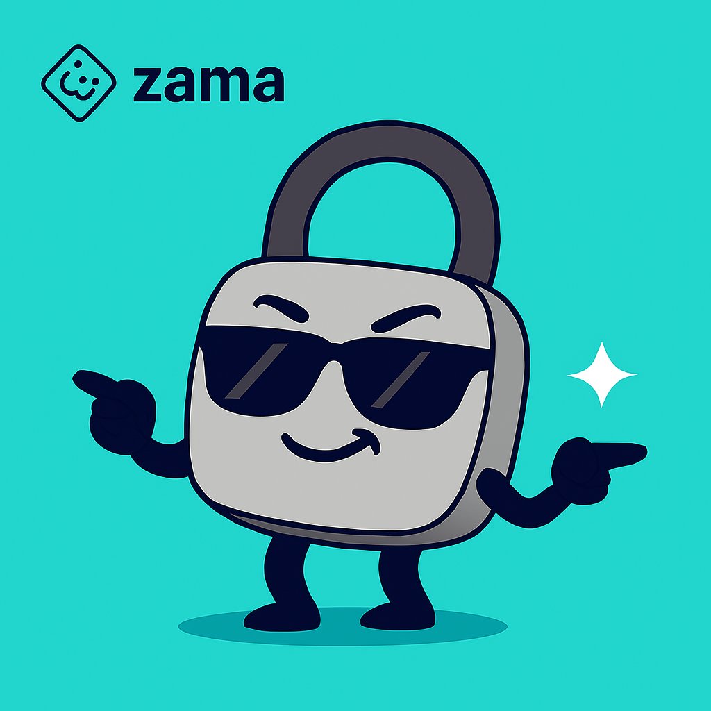 UVarolhan's tweet image. 📪
@zama_fhe :
— Veriyi açmadan işlem yapar
— Gizliliği bozmadan DeFi’ye girer
— Akıllı sözleşmelere “bakma ama yap” der
Blockchain’in James Bond’u bu.
#ZamaFHE #007Encryption #DeFiHumor