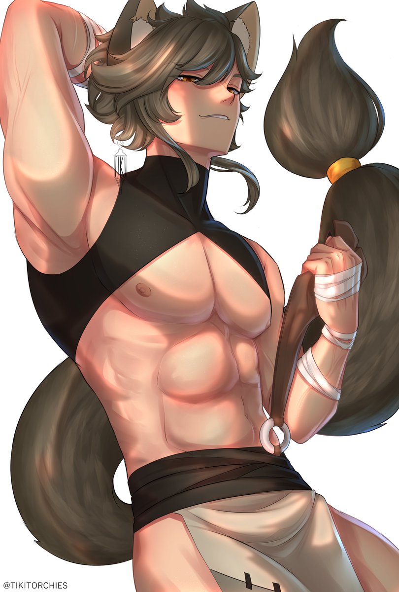 tikitorchies's tweet image. Good Wednesday guys! I know we arent streaming today but figured I could at least give you guys the finished artpiece of Basil! I hope you guys like it!!

#wednesdaymotivation #werework