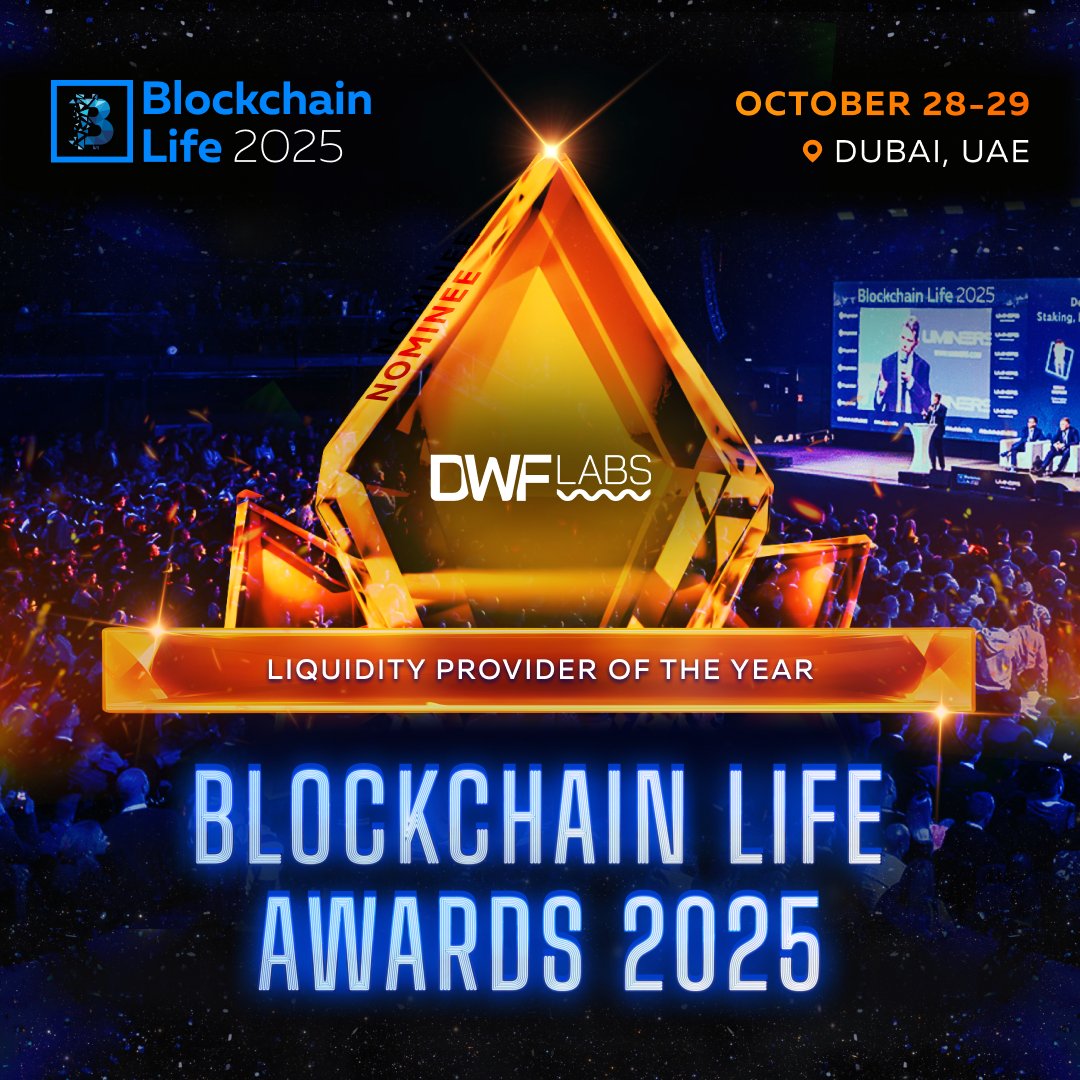 Thank you to <a href="/BlLife_Forum/">Blockchain Life 2026</a> for the award of Liquidity Provider of The Year🏆

We are grateful for the support and recognition in the industry, and we are always looking to work with promising Web3 founders and projects.

Build with us: dwf-labs.com