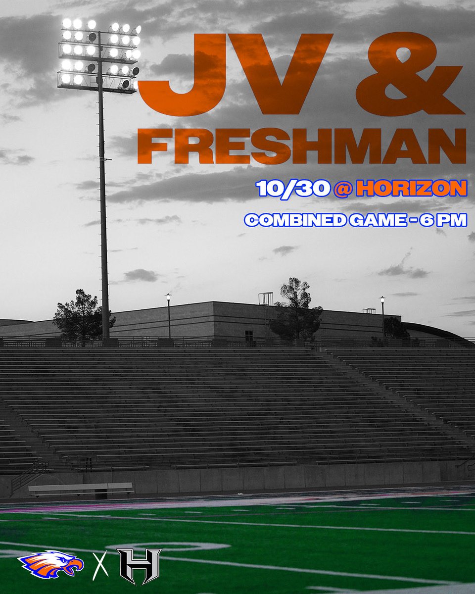 🚨🚨GAME ALERT🚨🚨 

This week we will have a freshmen/JV combo team to take on the Horizon Scorpions! Goooo Eagles!!!!

#GoCanutillo
#Football
#HighSchool
