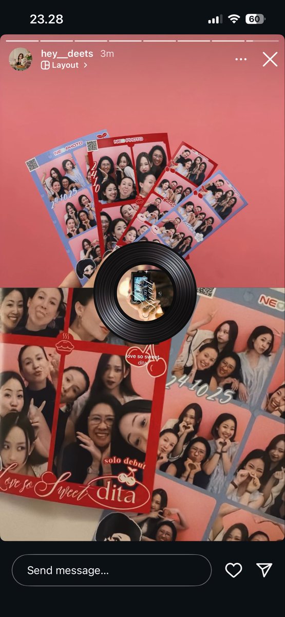 Ga bisa berkata kata lagi, beneran foto pake frame buatan ditamin 🥰, makasi banyak ka dita udah mampir ke project ditamin <a href="/okaydeets/">dita karang</a> we love you banyak banyak kak dita 🥰 
#lovesosweet #Dita #solodebutdita