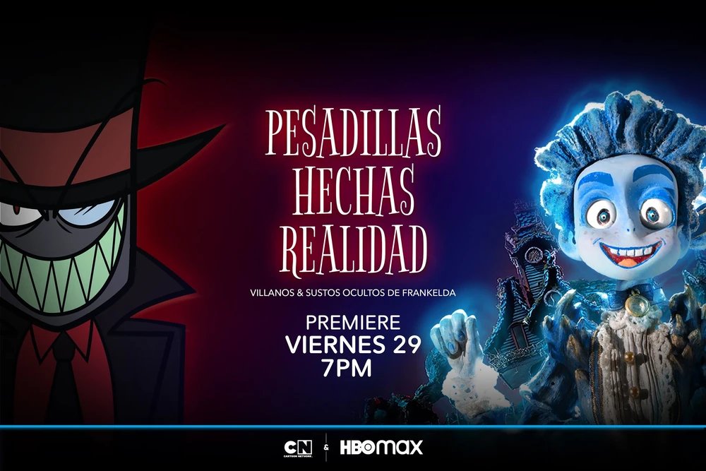 Un día como hoy... pero de 2021.🇲🇽🍿

<a href="/CartoonLA/">Cartoon Network LA</a> presenta el especial Pesadillas Hechas Realidad, en donde debutaría la serie #Villanos y #LosSustosOcultosDeFrankelda.

Cada una haciendo notar su estilo de animación y brillando cada historia.

4 años después, llega a cines