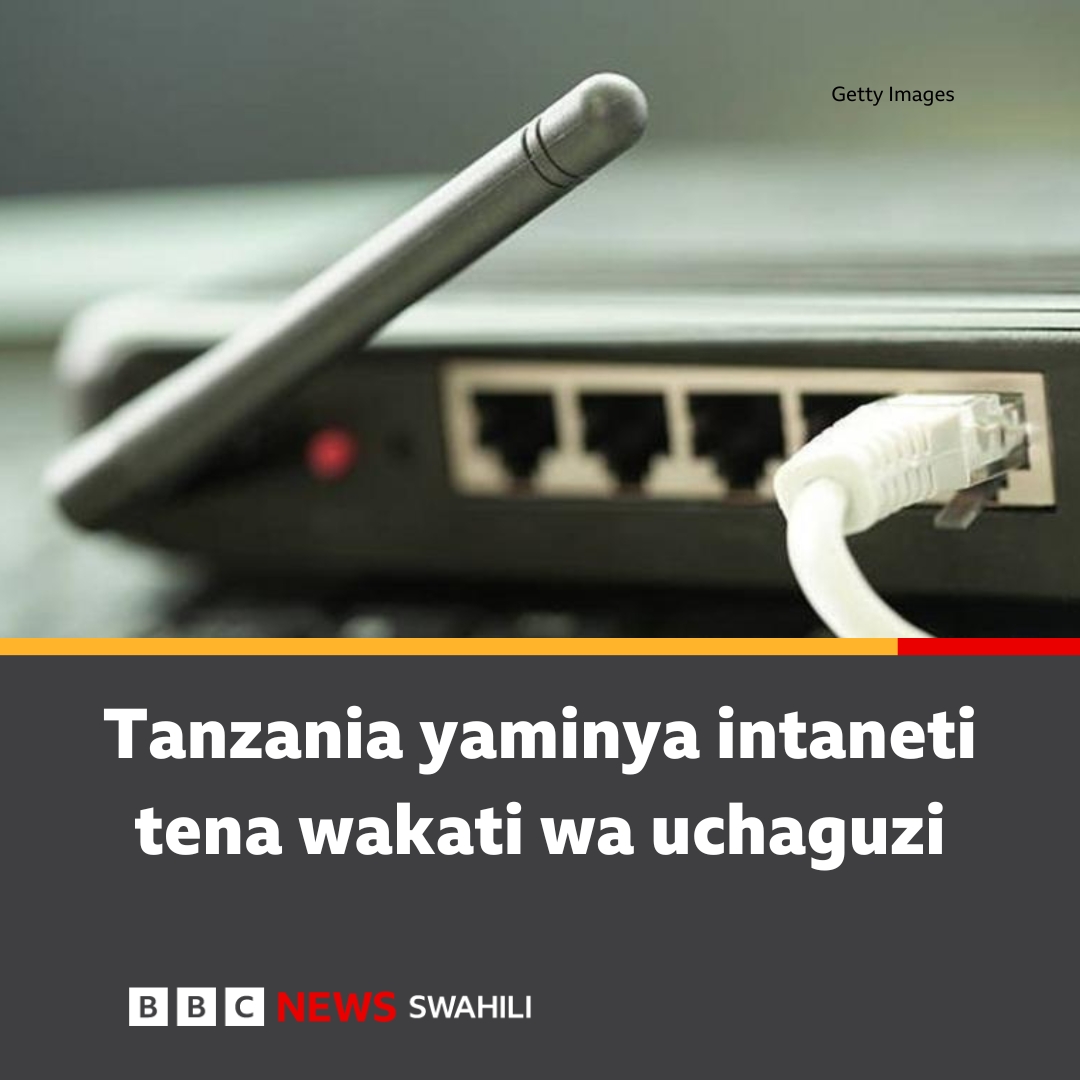 Uchaguzi mkuu Tanzania 2025: Muunganisho wa mtandao Tanzania watatizika
bbc.in/47wTnNo