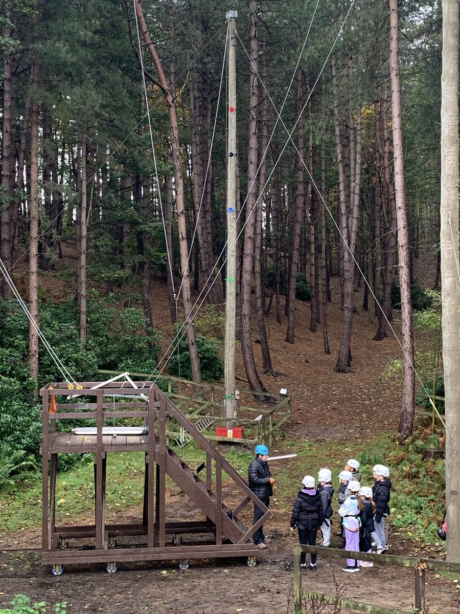 latimerprimary's tweet photo. Group 1 activities today were all about heights! We enjoyed the super swing and completed the treetop trail. Super proud of this amazing group! 
#Year6residential
#Hilltop
#Challengebychoice https://t.co/GpWFF9RJR4