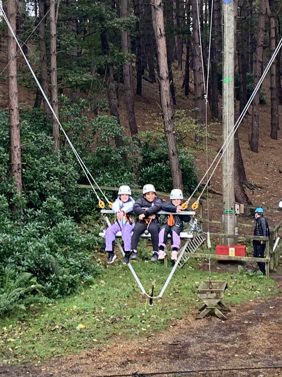 latimerprimary's tweet photo. Group 1 activities today were all about heights! We enjoyed the super swing and completed the treetop trail. Super proud of this amazing group! 
#Year6residential
#Hilltop
#Challengebychoice https://t.co/GpWFF9RJR4