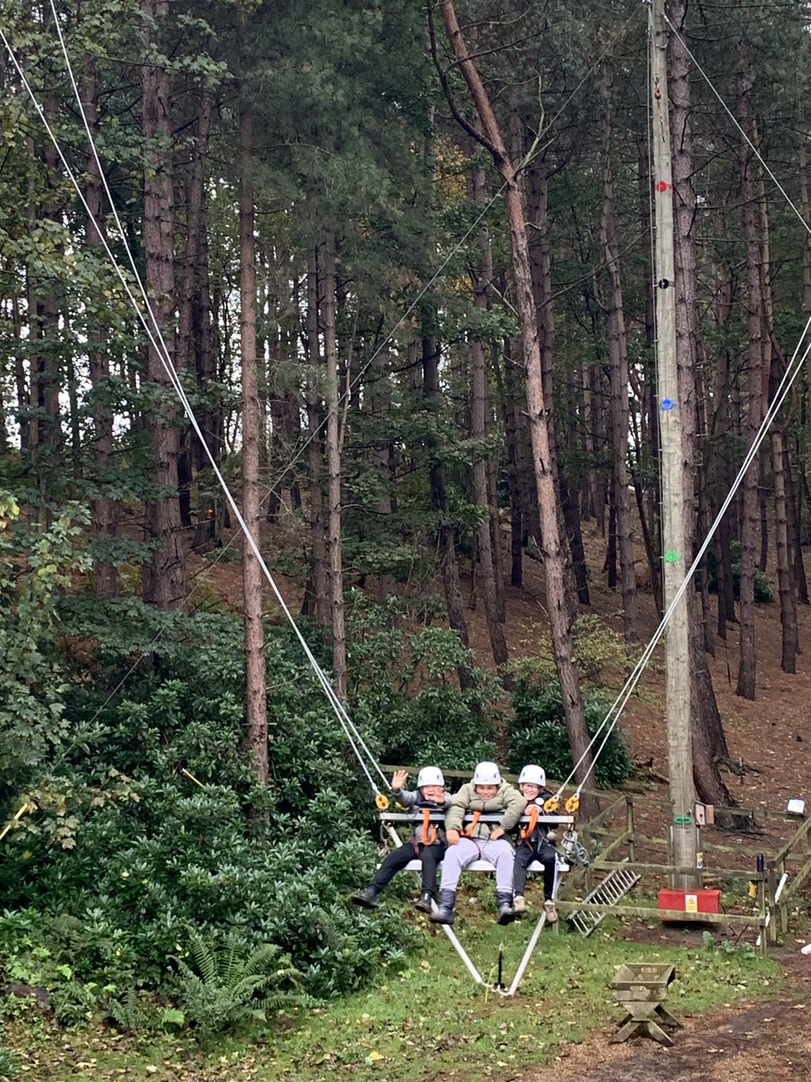 latimerprimary's tweet photo. Group 1 activities today were all about heights! We enjoyed the super swing and completed the treetop trail. Super proud of this amazing group! 
#Year6residential2025
#Hilltop
#Challengebychoice https://t.co/ZpHxI0hpBR