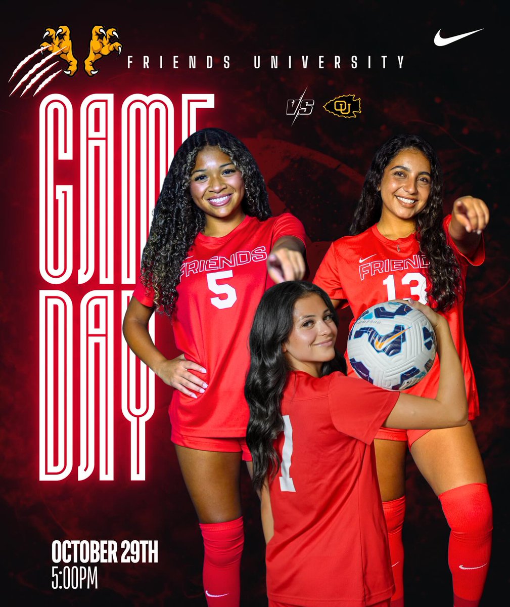 WOMEN’S SOCCER GAMEDAY!!⚽️⚽️⚽️ 
Friends Falcons vs. Ottawa Braves
📌 AdventHealth Field | Ottawa, Kan.
🕐5:00pm
📺urbanedgenetwork.net/watch/3294
📊ottawabraves.com/sidearmstats/w…
Talons Up!
#friendsfalcons #talonsup #winfalcons