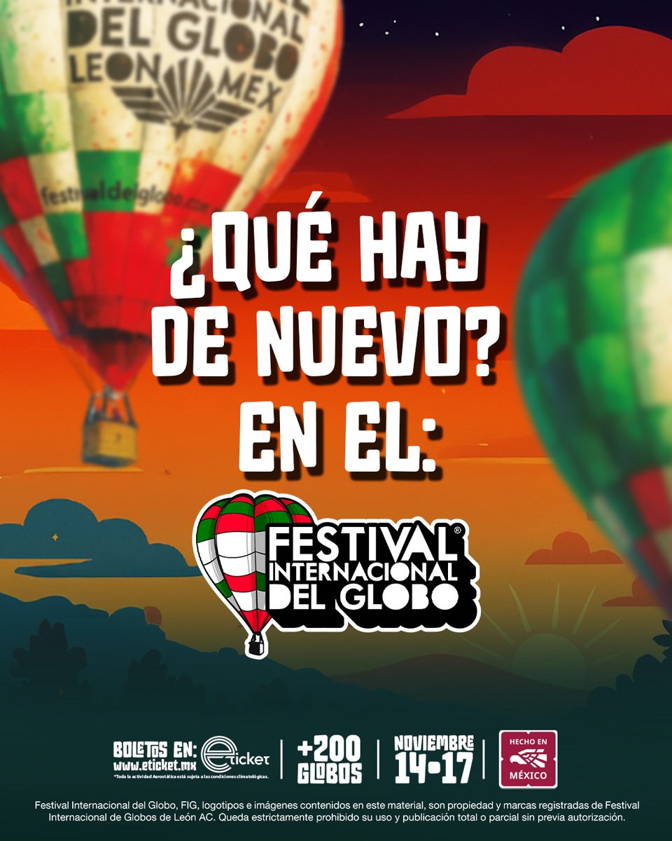 Festival Internacional del Globo León, Mx. tweet media