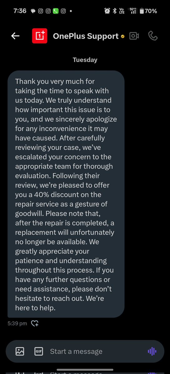 dilshad10's tweet image. Just got another call from a OnePlus exec—same robotic script, zero solutions. Pathetic. How do they even justify their salaries? Worst customer support ever. #OnePlusFail @onepluscareIN @PeteLau