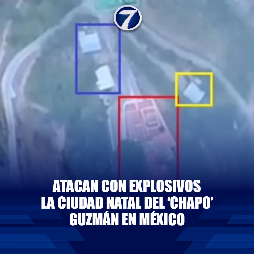 Noti7Guatemala's tweet photo. Drones bomba #atacan el pueblo donde nació el ‘#Chapo’ Guzmán 😨🚨➡ https://t.co/O9ZMss8qSi https://t.co/aKHsXfNFkY