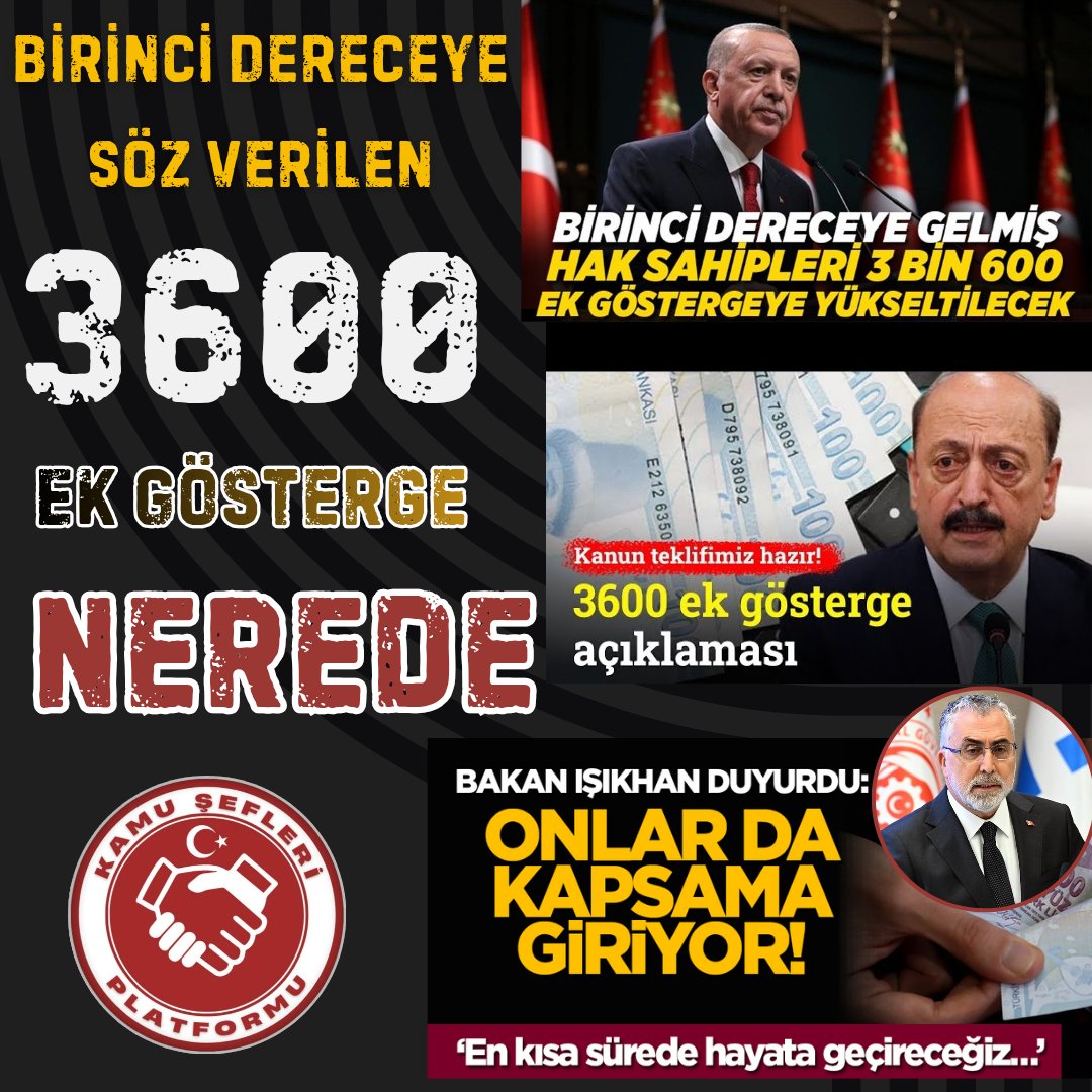 KamuSefleri's tweet photo. 📉 Memur da, emekli de enflasyonun yükü altında eziliyor…
⏰ Artık beklemek değil, gereğini yapmak zamanı!

💸 Refah payı, 💰 seyyanen zam, 👔 Birinci Dereceye 3600 Ek Gösterge
ve ⚖️ adil maaş düzenlemesi hemen hayata geçirilmeli!

#MeclisteMemuraEkProtokol

#KamuŞefleri https://t.co/CdWpQn8tQ5