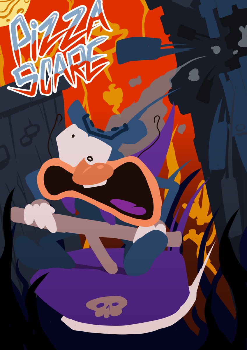 blw989723941531's tweet image. #pizzatower #pizzatowerart #pizzatowerfanart
Day9 Pizza Scare