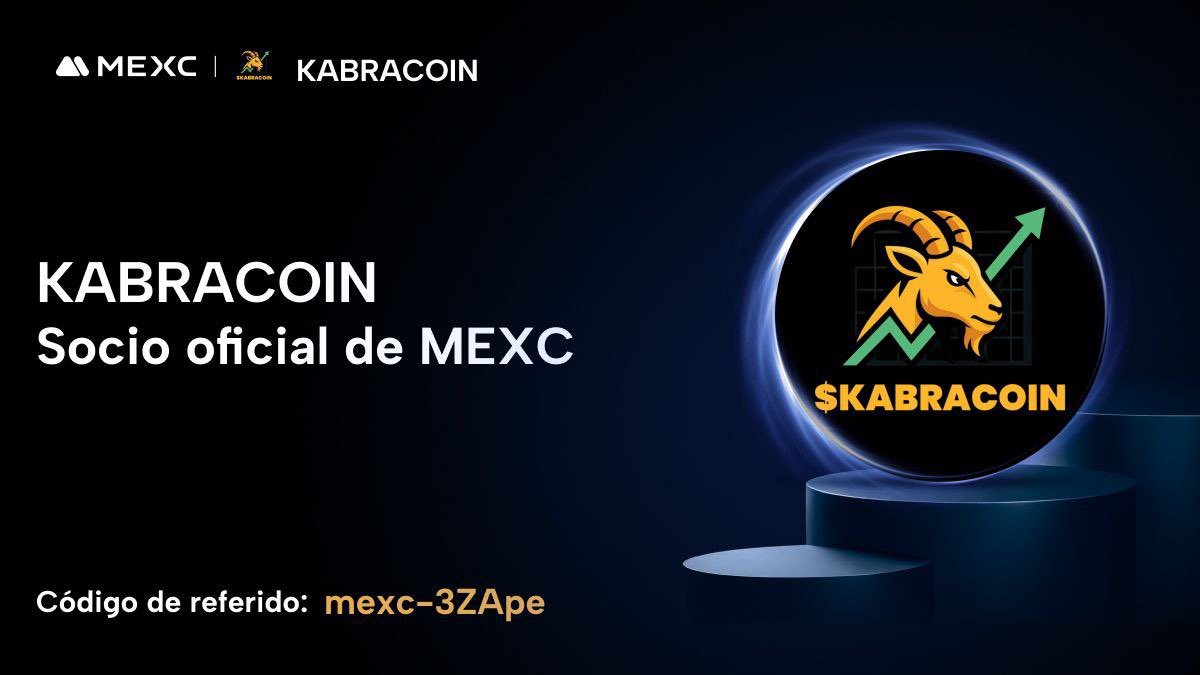 SatoshilegacyRD's tweet photo. @MEXCespanol  
🚀 La revolución blockchain se sigue expandiendo.

Hoy, KABRACOIN se convierte en socio oficial de MEXC, uno de los exchanges globales líderes en adopción Web3.

Esta alianza marca el inicio de una nueva etapa para nuestro ecosistema:
educación, adopción real y una economía circular en pleno desarrollo que impulsa el uso de criptomonedas en la vida diaria.

📅 Acompáñanos este martes 4 de noviembre a las 6 pm UTC (2pm AST) 
en el evento oficial:
“La Nueva Economía, Tecnología Blockchain” junto a MEXC Español.

🌍 Desde Punta Cana para el mundo, seguimos construyendo el futuro.

#KABRACOIN #MEXC #Blockchain #NuevaEconomía #Web3 #LATAMSZN #KabraEconomy #LATAMCAP #PuntaCana