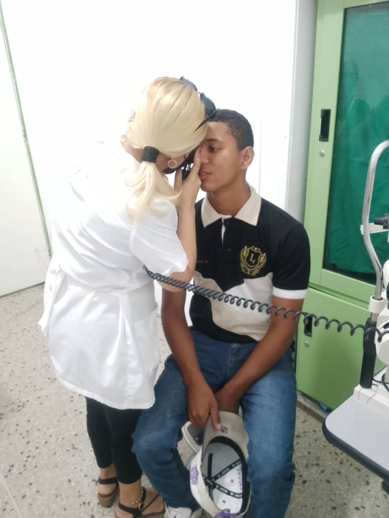 SosaIrelis's tweet image. Brigada Médica Cubana centro diagnóstico integral Sabaneta trabajo diario de nuestro servicio de Oftalmología.
#CubaPorLaVida 
#CubaCooperaVen