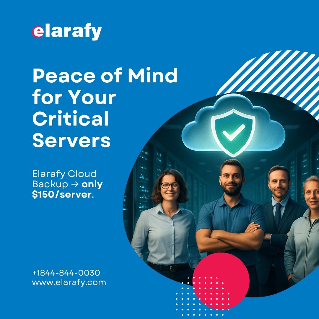 ElarafySolution's tweet image. 💥 Server crashes don’t wait for business hours.

✅ Full server backups
✅ Rapid disaster recovery
✅ 24/7 monitoring &amp;amp; cloud replication

All starting at just $150/server. Call us today!

📞 +1844-844-0030
🌐 elarafy.com

#ServerSecurity #DowntimeCosts