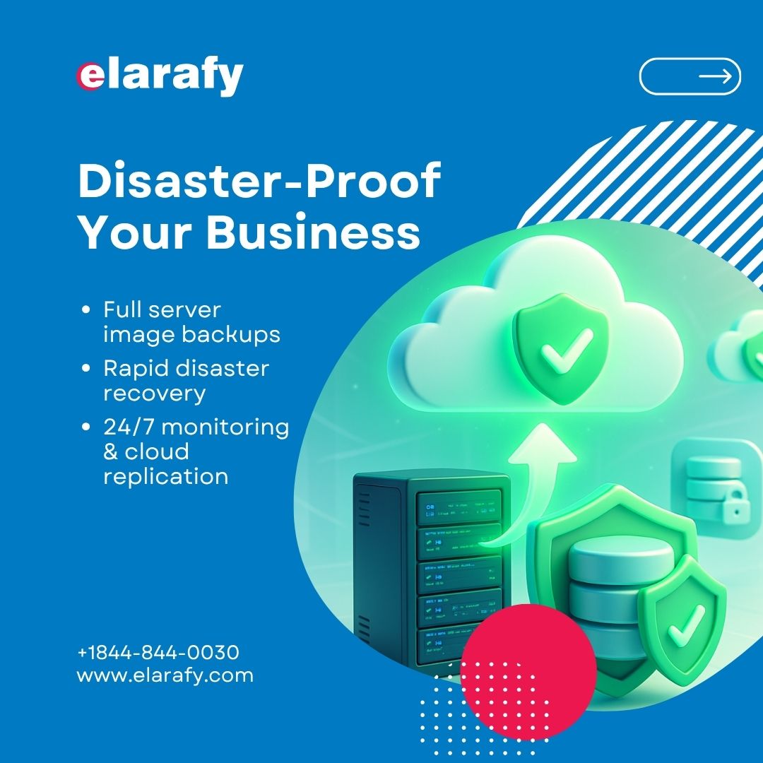 ElarafySolution's tweet image. 💥 Server crashes don’t wait for business hours.

✅ Full server backups
✅ Rapid disaster recovery
✅ 24/7 monitoring &amp;amp; cloud replication

All starting at just $150/server. Call us today!

📞 +1844-844-0030
🌐 elarafy.com

#ServerSecurity #DowntimeCosts