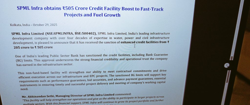 PCR24006063's tweet image. @1shankarsharma @sandipsabharwal @sonalbhutra 

All promoters are now desperate in the game of marketcap. Below is an example of #SPML  who keeps disclosing higher credit limits to keep fooling investors