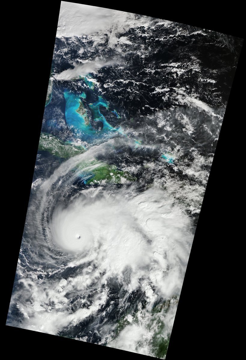 ESA_EO's tweet photo. Captured by @CopernicusEU  Sentinel satellites, these images show hurricane Melissa swirling over the Caribbean - currently the strongest tropical cyclone of the year worldwide.

Our thoughts are with everyone affected. Please follow guidance from local authorities and stay safe.

📸 Sentinel-2 (28 October)
📸 Sentinel-3 (27 October)