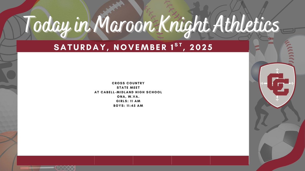 WhgCCAthletics's tweet image. Wishing our Knights&apos; cross country runners the best of luck at today&apos;s state meet! #RunFast #LGK