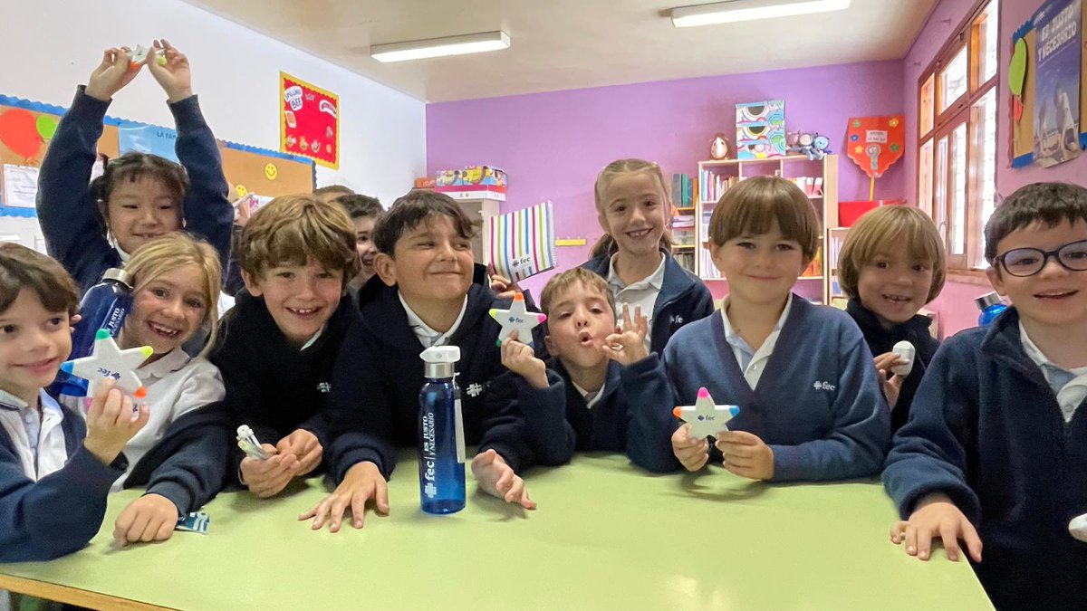 ¡Gracias a nuestro alumnado por su solidaridad! ¡Seguimos con la venta de merchandising! 📚✏️🖍️ <a href="/colegiosfec/">FEC (Fundación Educación Católica)</a>